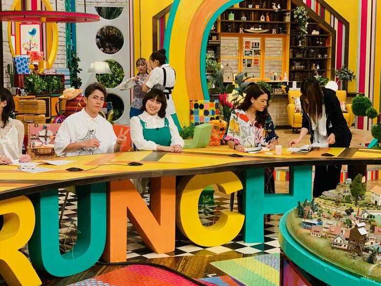 『王様のブランチ』の現場にて