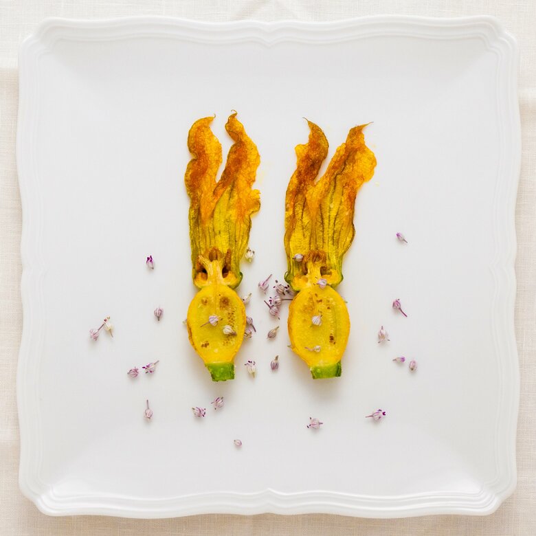 花丸ズッキーニのソテー