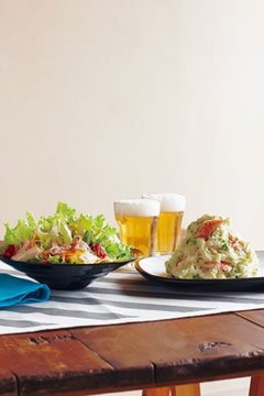 豆腐と彩り野菜のシーザーサラダレシピ