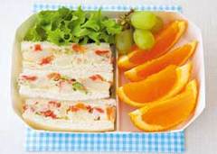 ポテトサラダのサンドイッチ弁当のレシピ