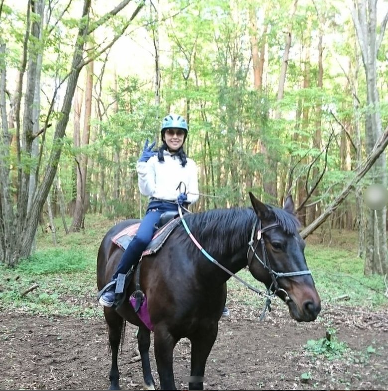 乗馬を楽しむ日も