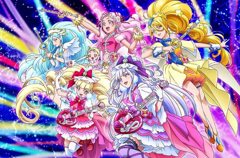 『HUGっと！プリキュア』では、主人公のキュアエール（上段中央：野乃はな）が赤ちゃんのはぐたん（中段左）をお世話しながら闘う。ワーキングマザーの取り巻く環境を想定させる設定も大きな話題となった