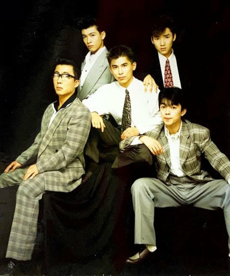 カッコいい！欽ちゃんの番組から誕生したアイドルグループ・CHA-CHA時代の勝俣さん