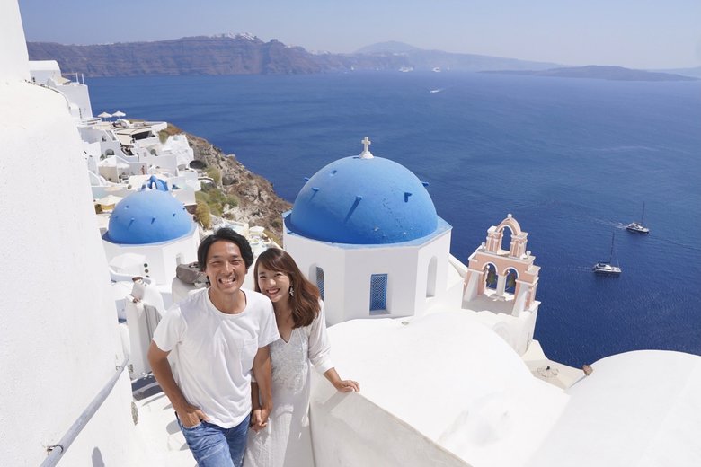 世界一周で立ち寄ったギリシャのサントリーニ島