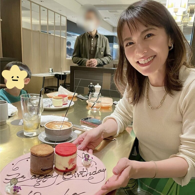 家族が誕生日のお祝いをしてくれた