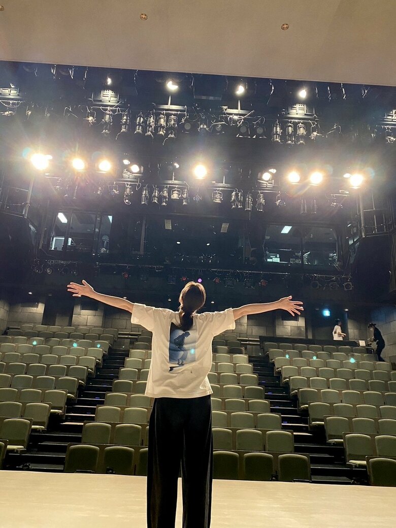 舞台稽古中の一枚