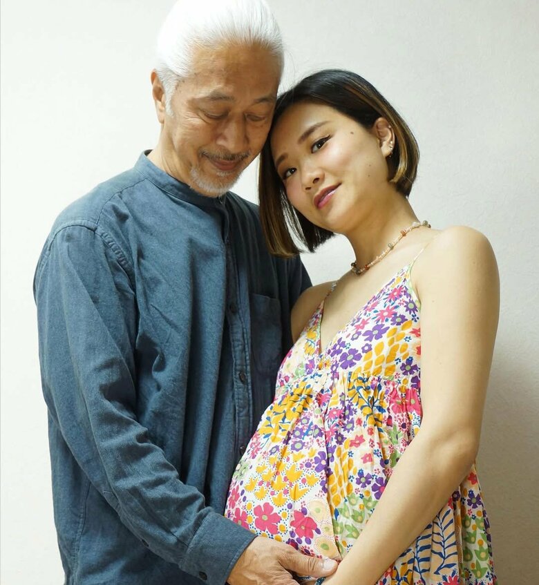 ユナさん妊娠10か月のマタニティフォト