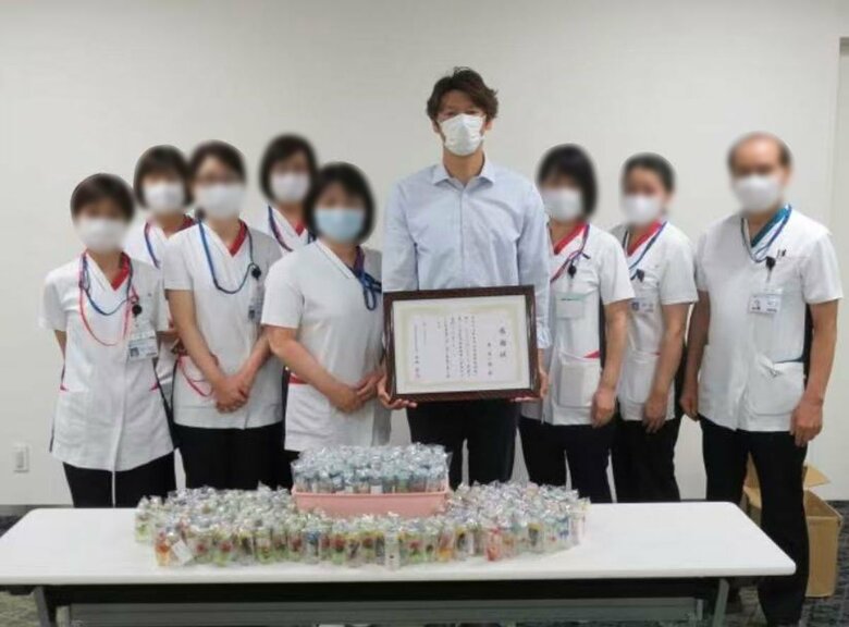 コロナ禍での医療従事者の方への訪問