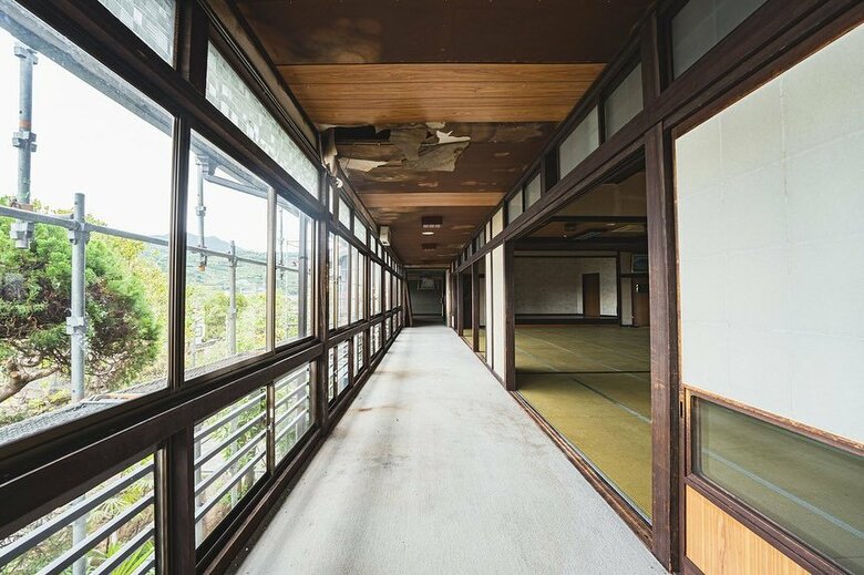 リノベーションする前の「KAWACHI　BASE―龍栄荘―」