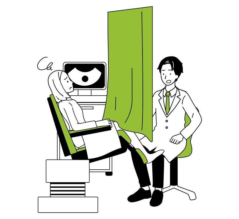 診察のイメージイラスト（PIXTA)