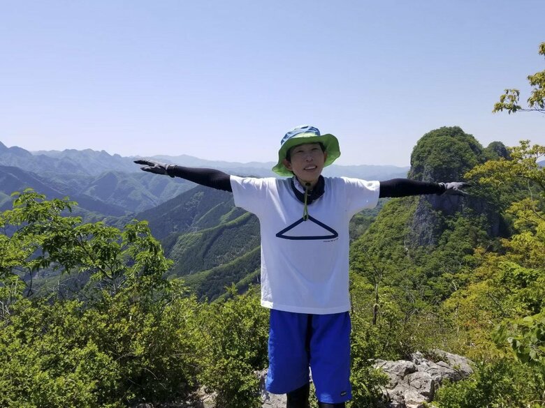 登山歴は10年以上。女性向け登山専門誌『ランドネ』に登場したことも