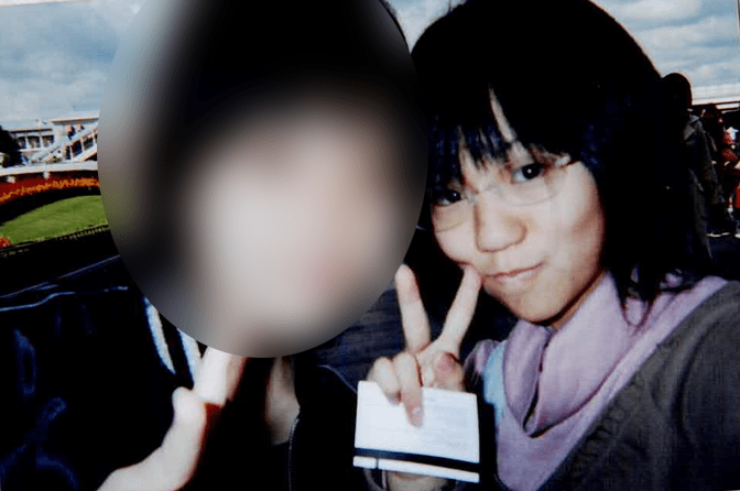 中学2年性のとき修学旅行にて