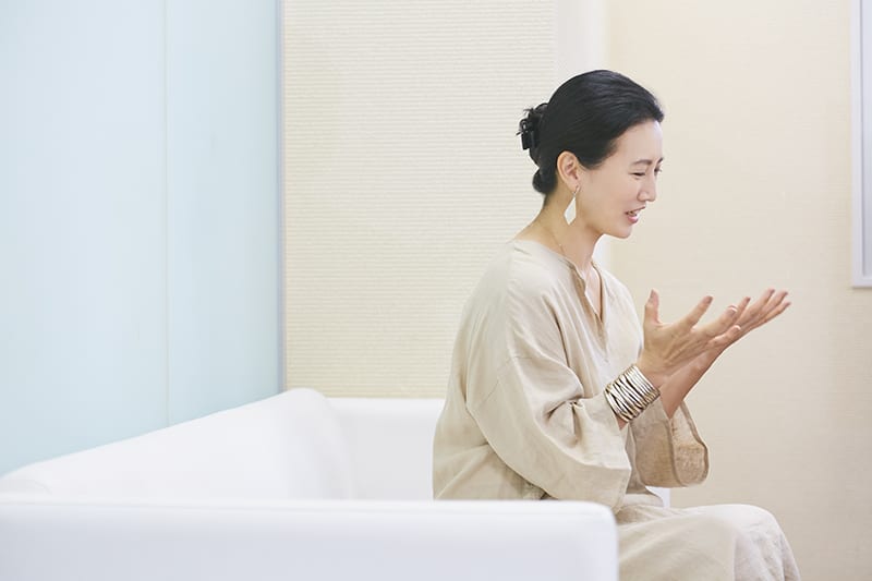 様々な話をしてくれた戸田菜穂さん