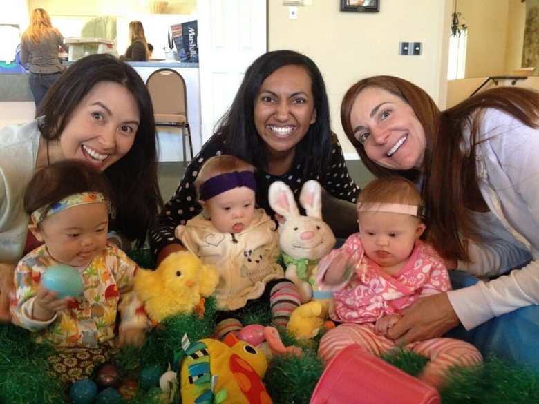 グループ療育で出会ったママたちと（写真提供／龍円さん）