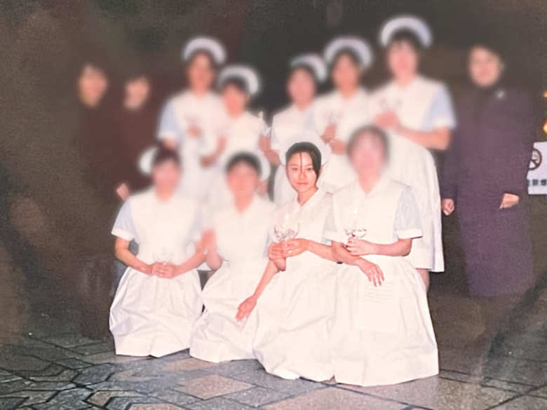 看護大学時代の西嶌先生