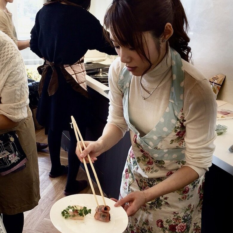 花音さん主催のお料理教室にて