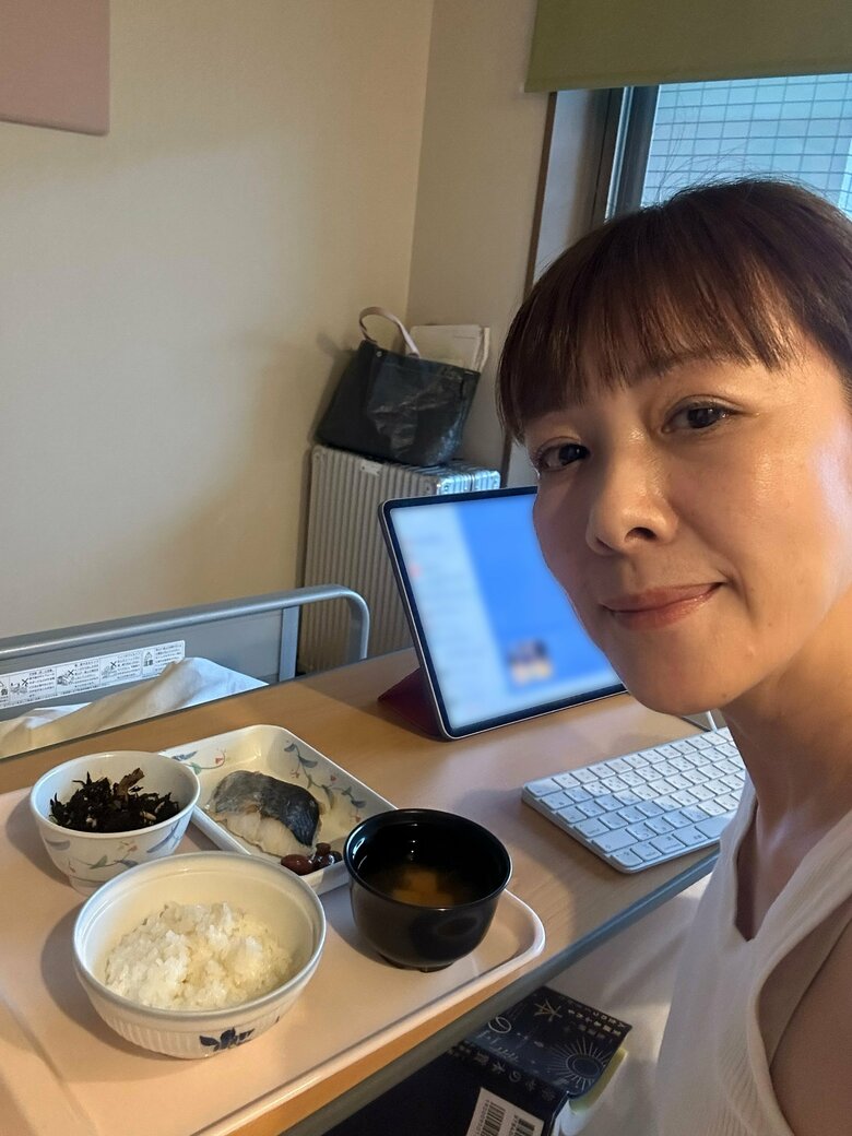 すべてのことに感謝したという入院中の様子