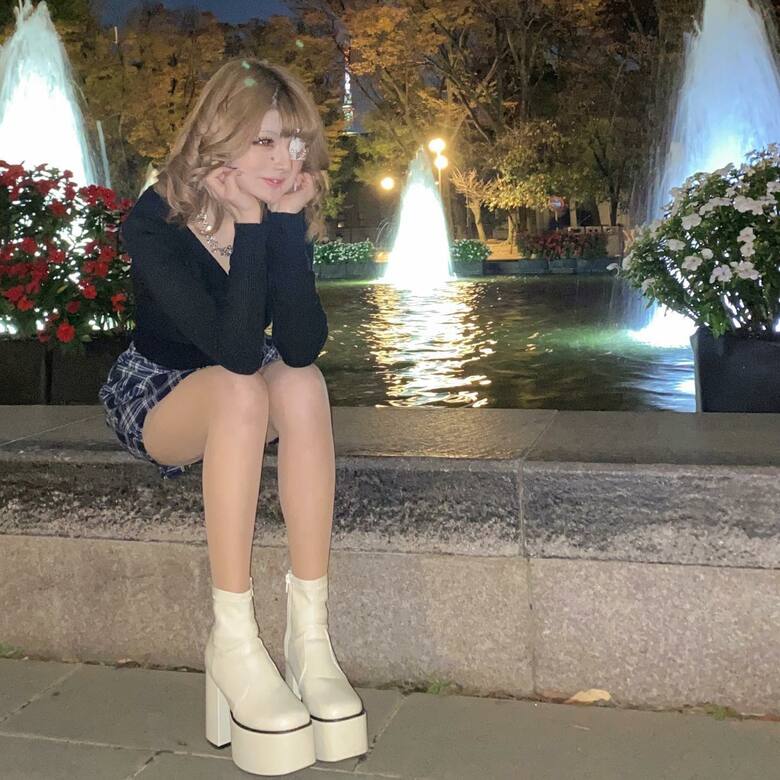 あやかさん。上野公園にて