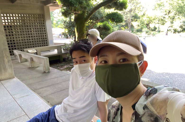 20年コロナ真っ只中。体力維持のため夫婦で近所をよく散歩した