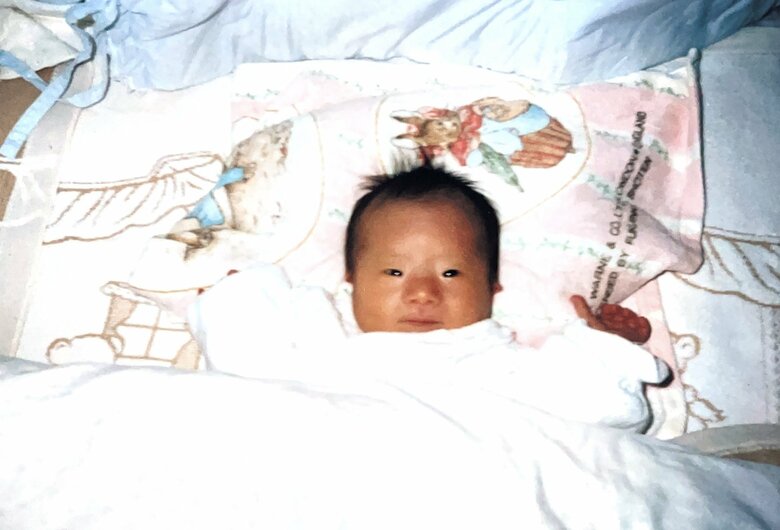 生後9日目の美貴さん