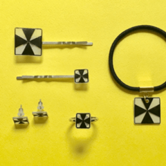 〝ママ鉄＆子鉄〟の100円プラバンアクセ①ヘアゴム・ヘアピン・リング