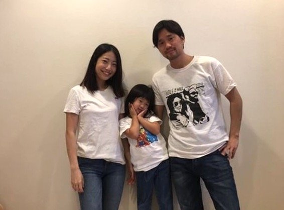 ▲留学後に家族で