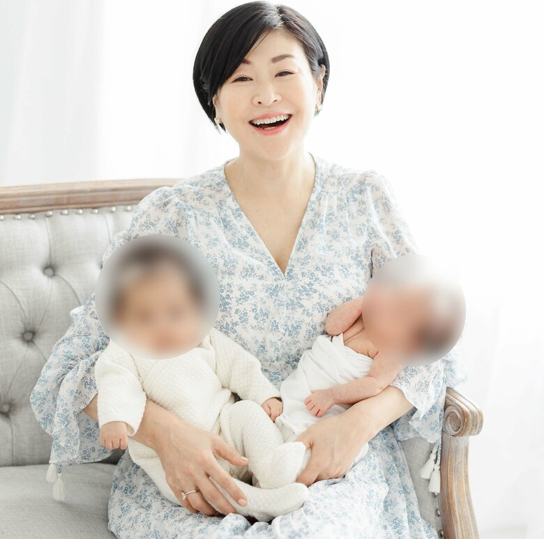 長女誕生から1か月後に次女も誕生した