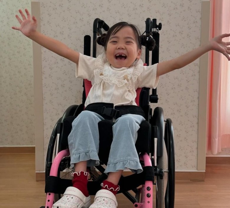 2024年8月、退院直後の理央奈ちゃん