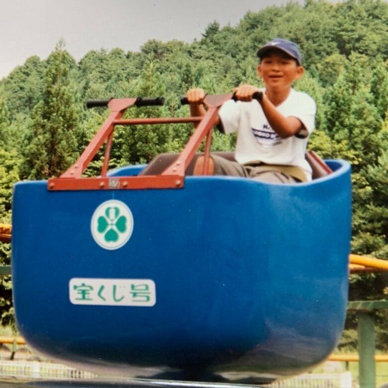 10歳のころ。幼いころから暮らした場所では「普段の自分」も出せたそう