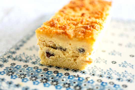 成城石井自家製プレミアムチーズケーキ断面