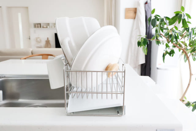 シンクに渡せる水切りラック
