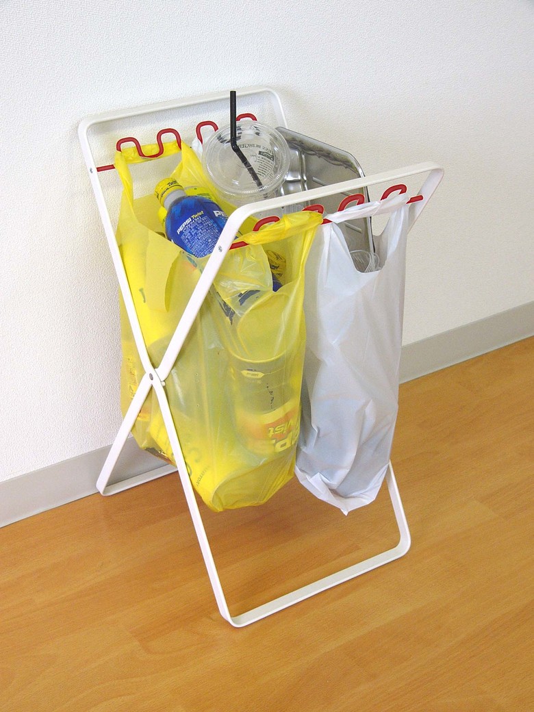 レジ袋スタンド　プレート