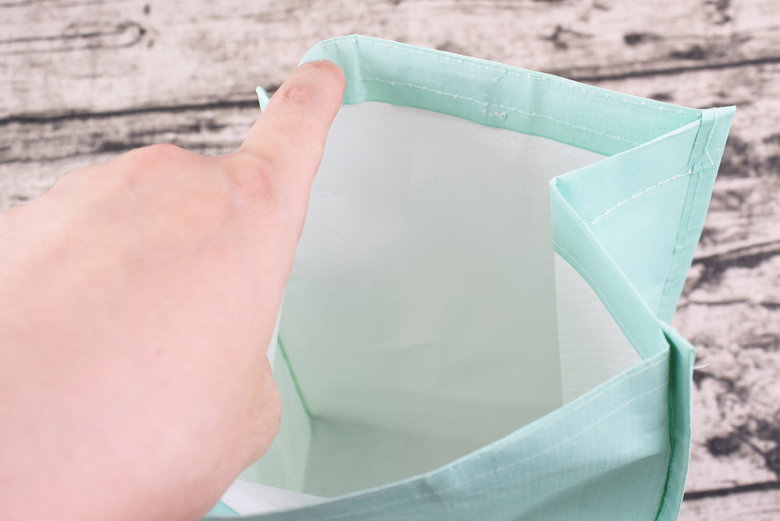 ダイソーのおすすめ商品「クラフトバッグ」の実物画像