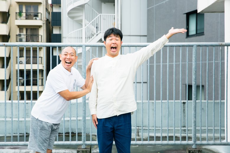 持ちネタである「気絶」を披露する西川さん。サービス精神から連発してくれる西川さんを「もうええよ」と優しく止める松本さん