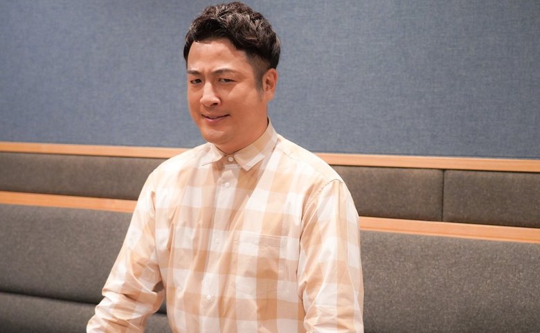 おどけた表情の水田さん