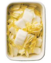 【白菜の塩もみ】
白菜をざく切りにし、塩をふってよくもむ。
《冷蔵で5日保存可》