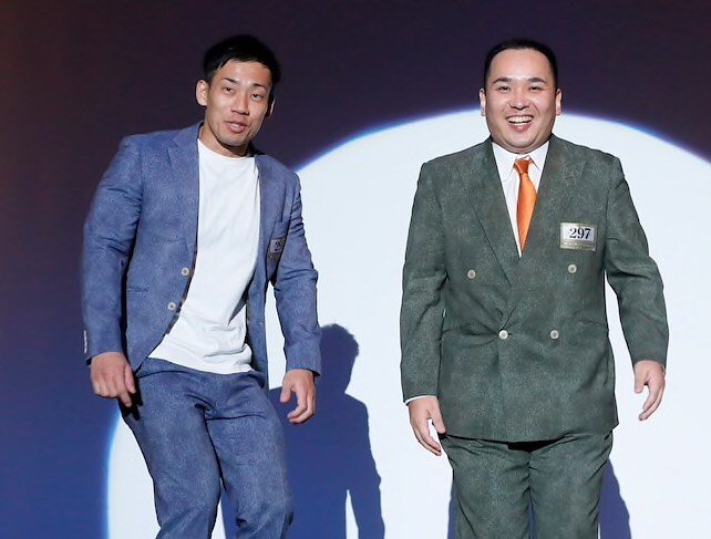 お笑いコンビ・ミルクボーイのふたり