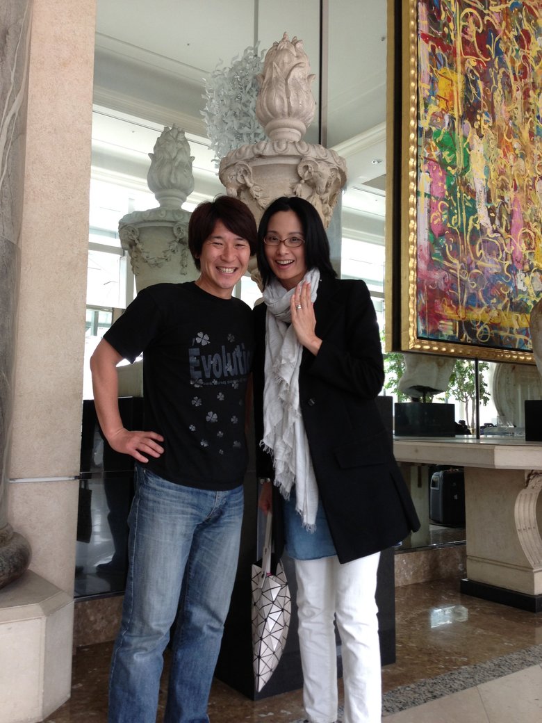 小倉弘子・水内猛夫妻