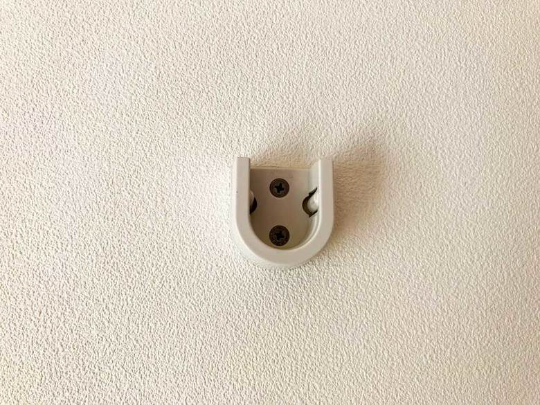 ▲使わない時は竿を外しておけばほとんど目立たない