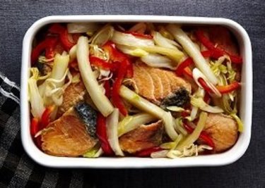 白菜と鮭の南蛮漬けレシピ