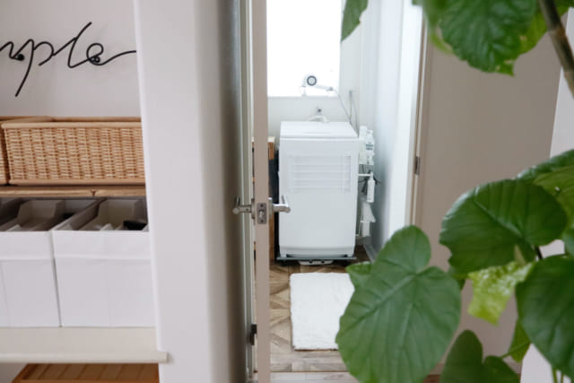 洗濯物の片付け動線のイメージ