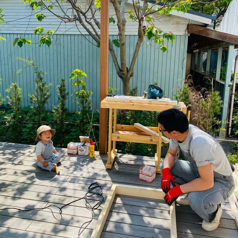 家族でDIYを楽しむ休日