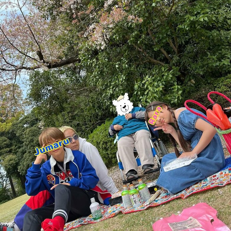 家族でピクニック