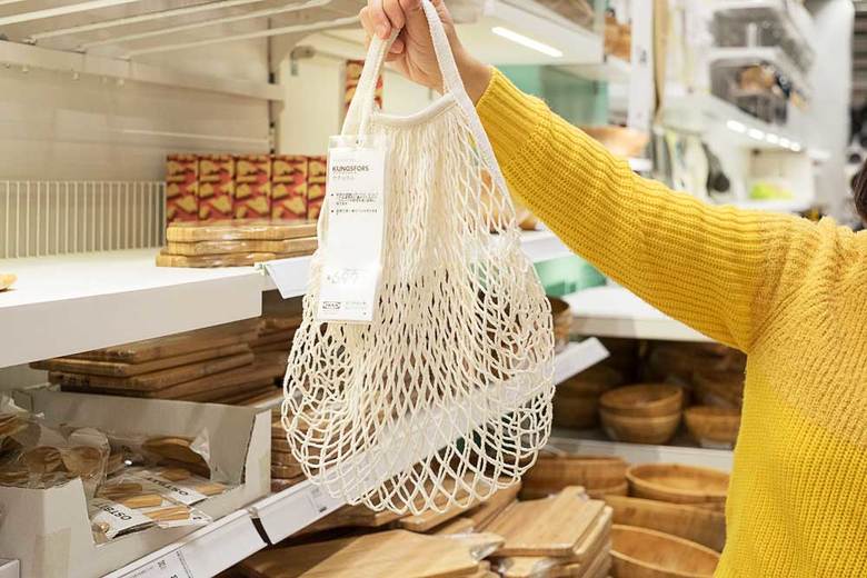 IKEA(イケア)のKUNGSFORS ネットバッグ 2個セットで699円(税込)
