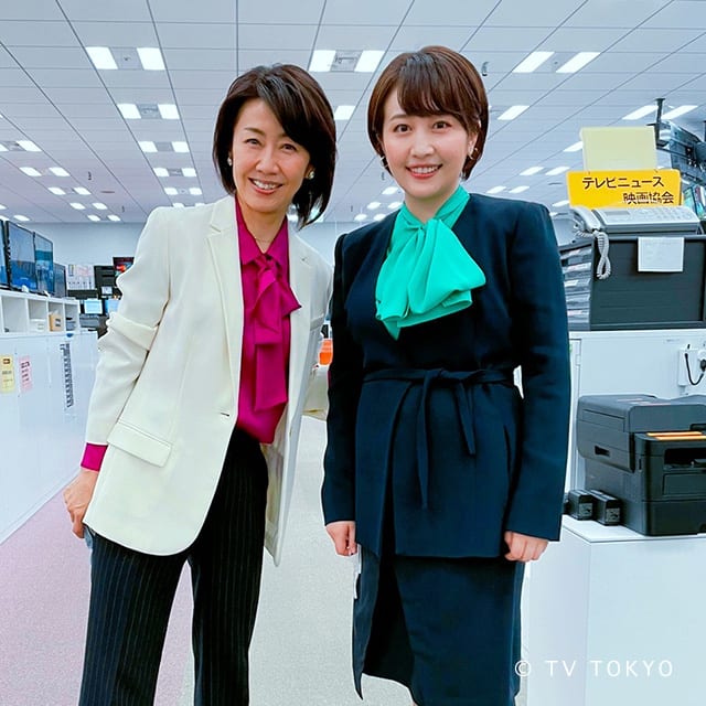 テレビ東京アナウンサーの佐々木明子さん（左）と相内優香さん（右）