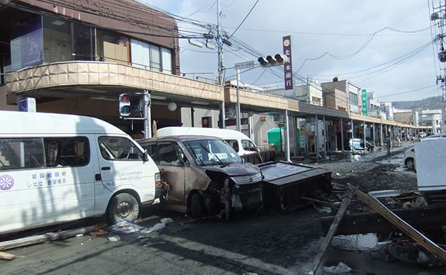 震災当時の石巻の様子