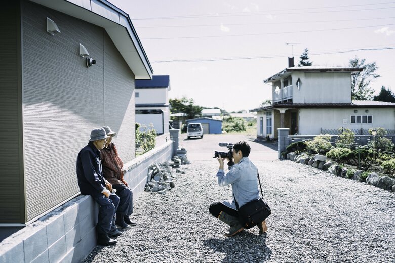 フリージャーナリストとして国内外の現場を取材。写真は北海道胆振東部地震での取材（写真：幡野広志）