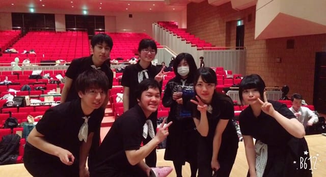 東北ユースオーケストラの二期メンバー　後方、左から2番目が瑞穂さん（本人提供）