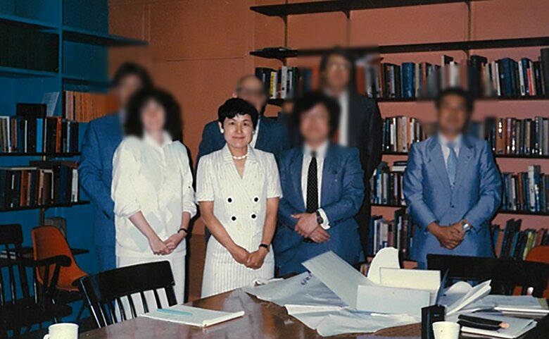 総理府時代ワシントンに出張した時の坂東眞理子さん