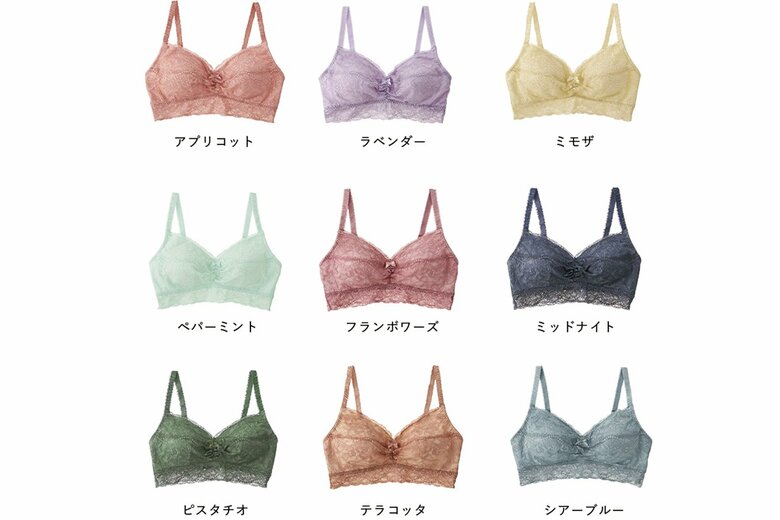 ラベンダーは透けにくくてかわいい！